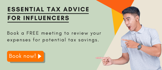 Find out about the tax deductions available to influencers